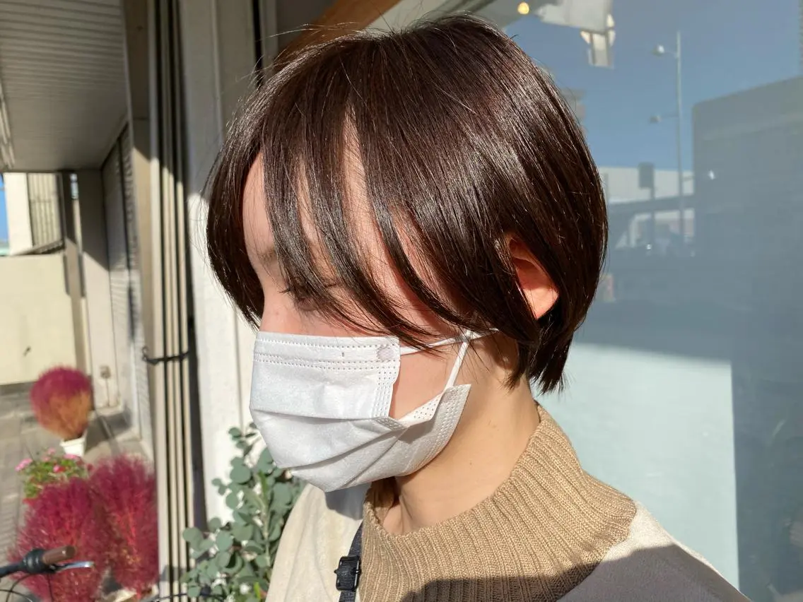 ショート カラー ショートヘア 山本 銘子のヘアスタイル