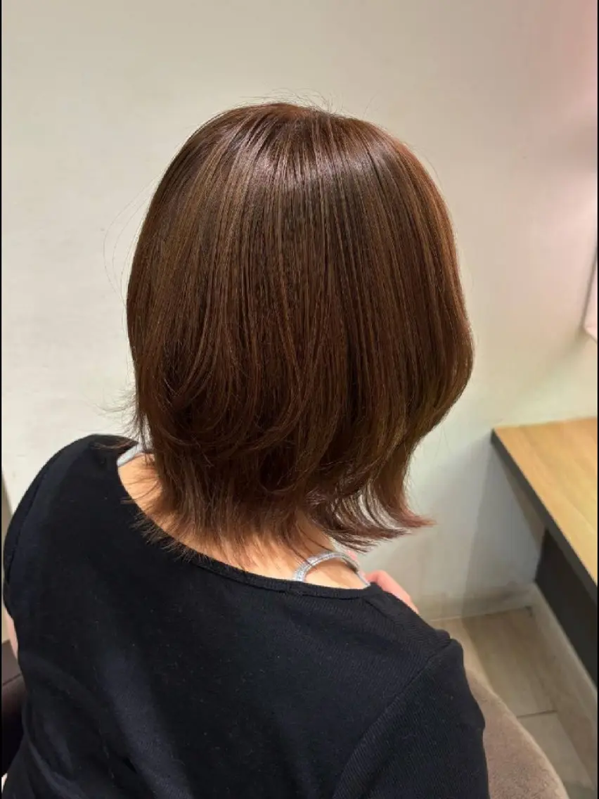 ミディアム カラー 柿元 郁人のヘアスタイル