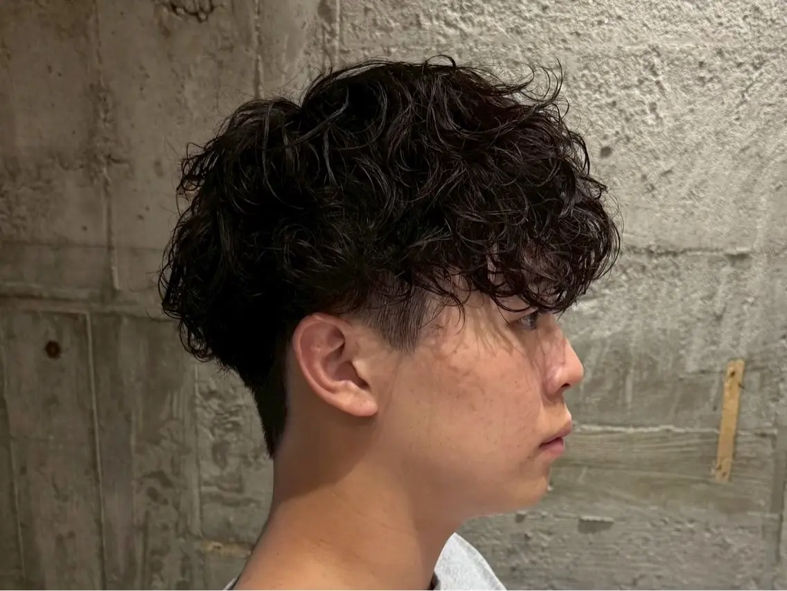 ショート パーマ メンズ 朝ラクパーマ 【SENA】のヘアスタイル