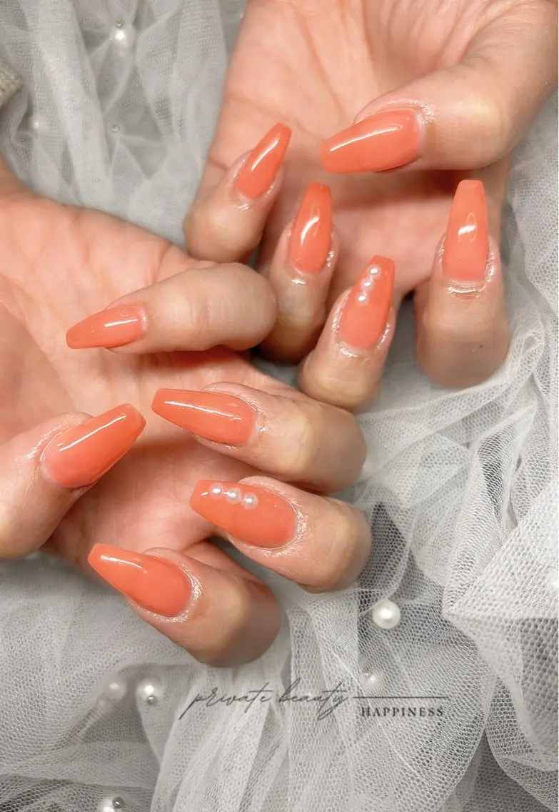 ネイル ワンカラーネイル 春ネイル ハンドネイル happiness nailのネイルデザイン