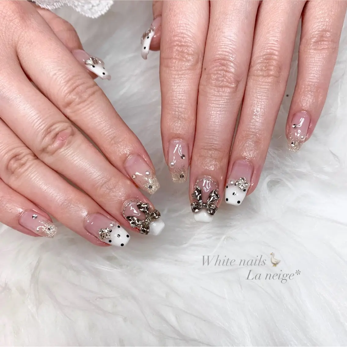 ネイル ハンドネイル La neige* yuki 🐩🌙のネイルデザイン