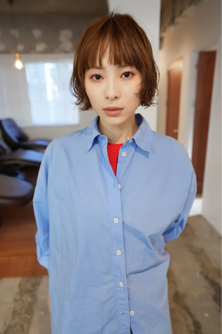 ショート パーマ shimoozaki Kazuyaのヘアスタイル