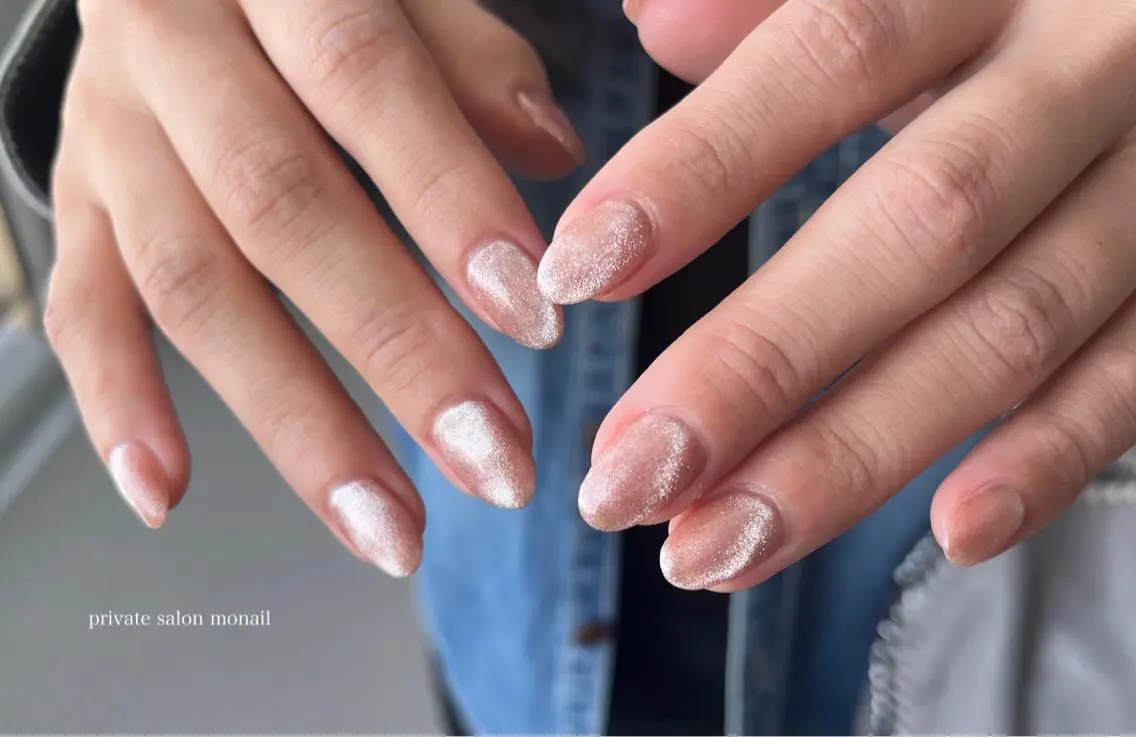 ネイル マグネットネイル ハンドネイル nail salon monailのネイルデザイン