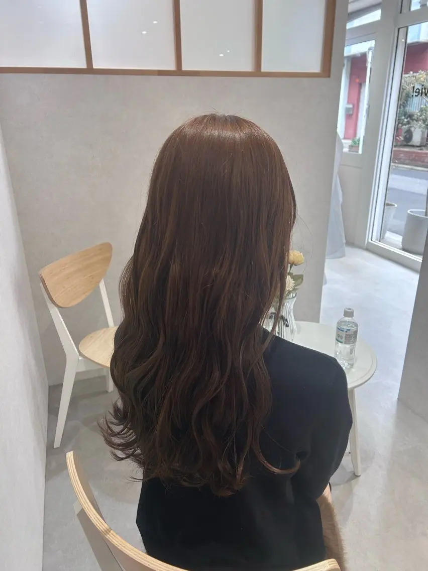 ロング Mao 🎀bob 赤み撃退🌿艶カラーのヘアスタイル