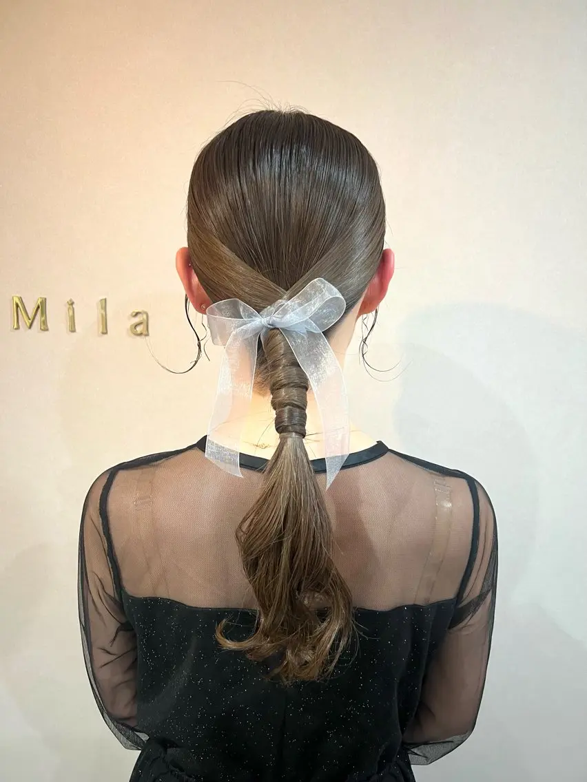 セミロング Mila misakiのヘアスタイル