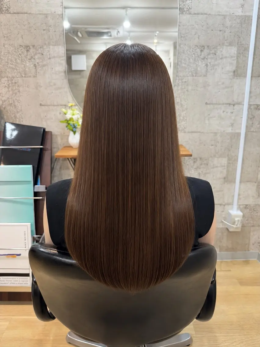 ロング カット ヘアカラー トリートメント Garden 浅草蔵前のヘアスタイル