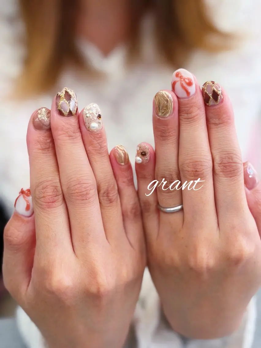 ネイル ハンドネイル nailsalon grantのネイルデザイン