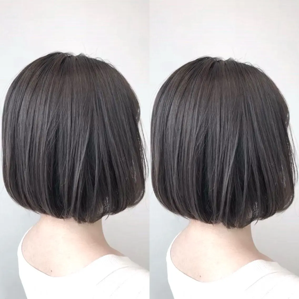 ショート カラー ブラウンカラー シルバー ブリーチ無しダブル カラー🦕まどかのヘアスタイル