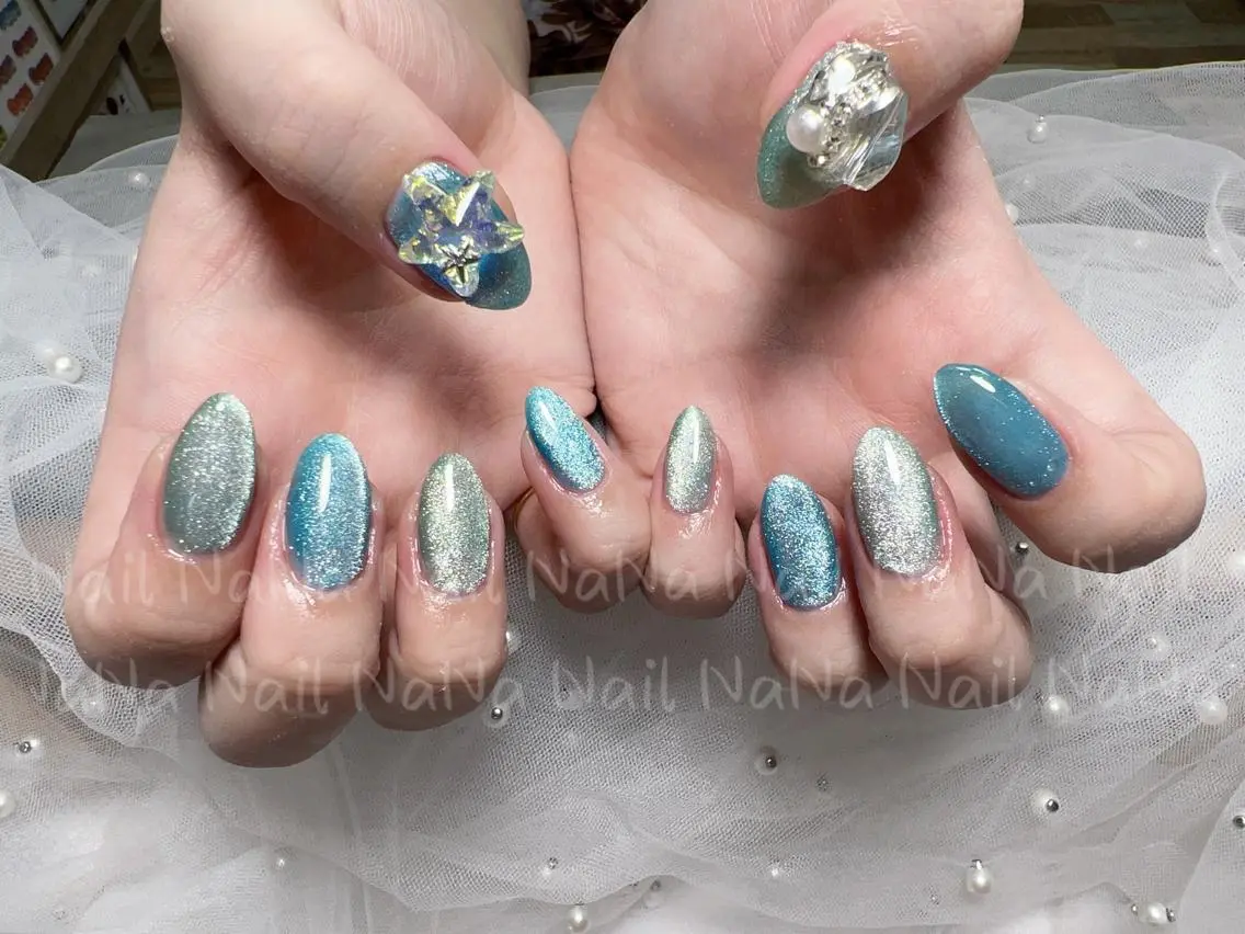 ロング カラー ネイル ハンドネイル Nail NaNaのネイルデザイン