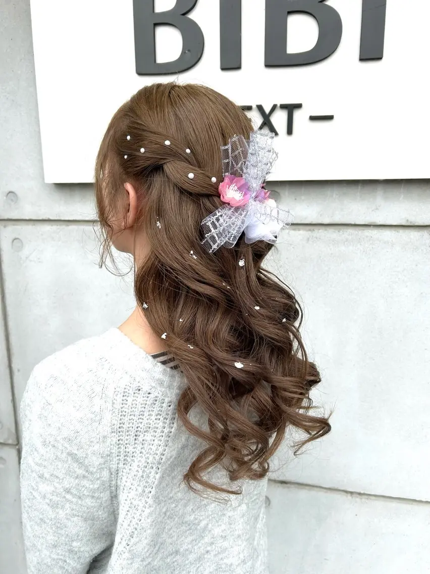 ヘアアレンジ ヘアセット 茂木 あゆかのヘアスタイル