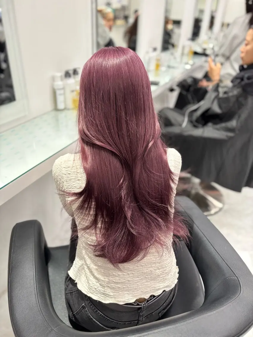 セミロング カラー パーマ ヘアアレンジ メンズ ヘアカラー トリートメント ♡ 𝐑𝐈𝐎♡のヘアスタイル