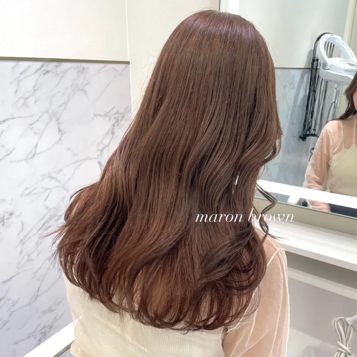 ロング ヘアカラー Parve Mix / 根本 梨湖🫧のヘアスタイル