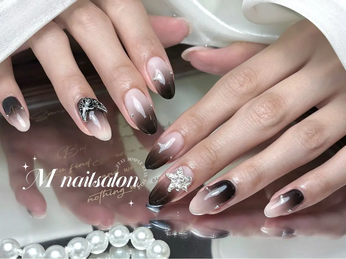 ネイル ハンドネイル M🌷nail 長さだし専門店のネイルデザイン