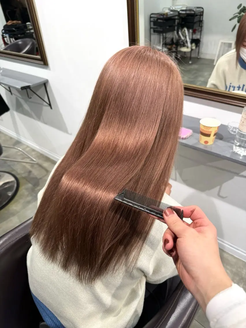 カラー ハイトーン✨髪質 改善🌈🫧RYOのヘアスタイル