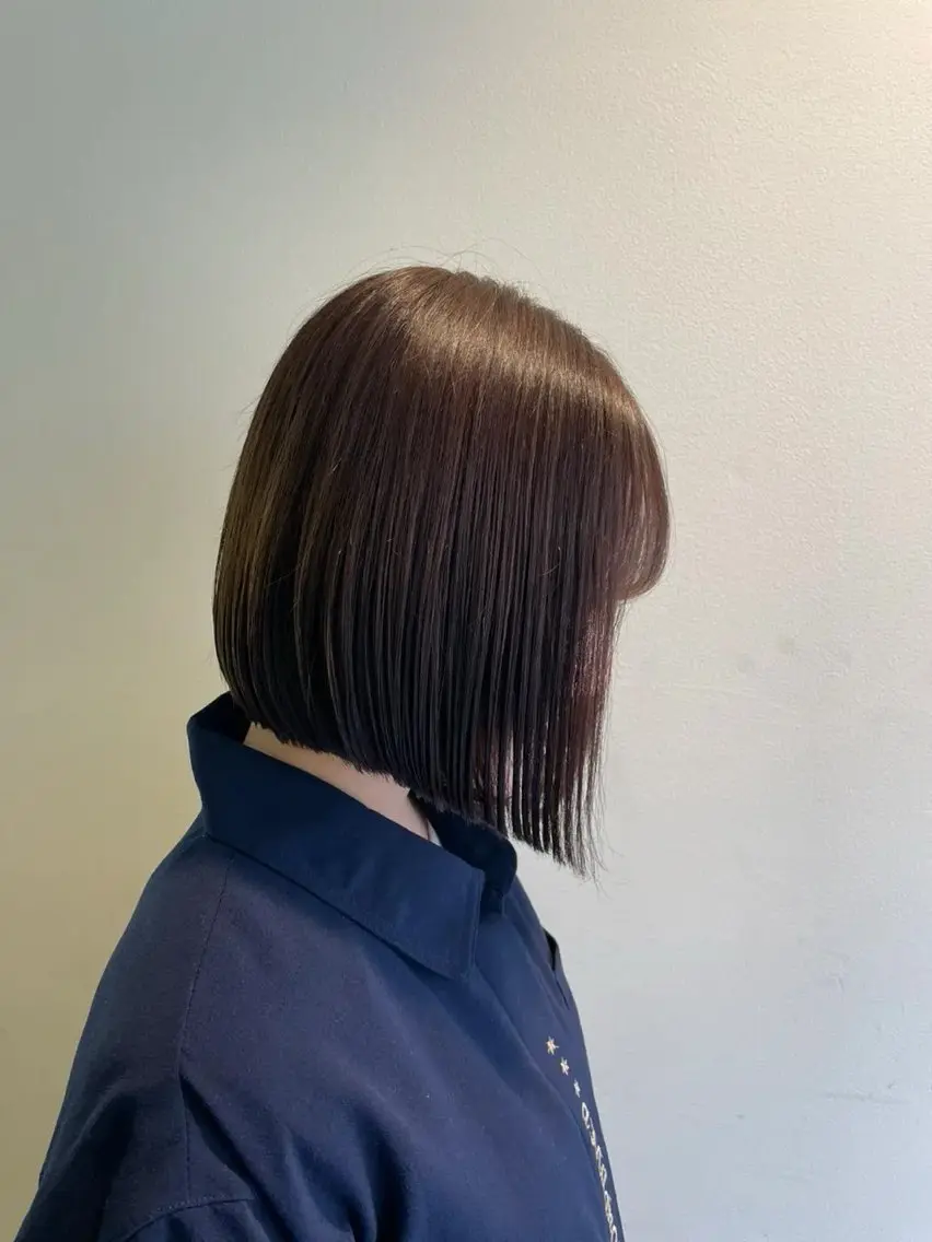 ミディアム 芳川 恵子のヘアスタイル