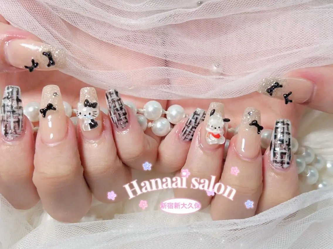 ネイル Hanaai 新大久保店　あすかのネイルデザイン