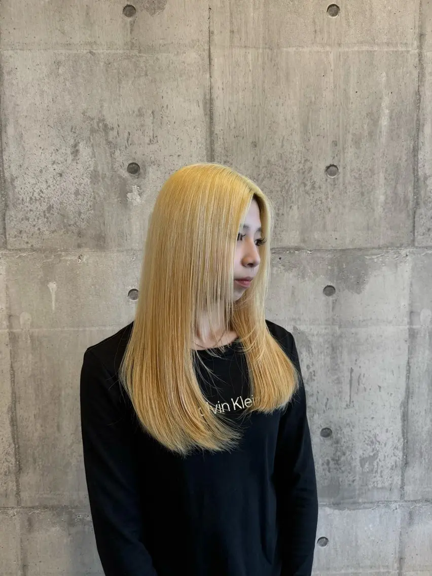 ロング ヘアカラー トリートメント yuimarl切田 はじめ✨のヘアスタイル