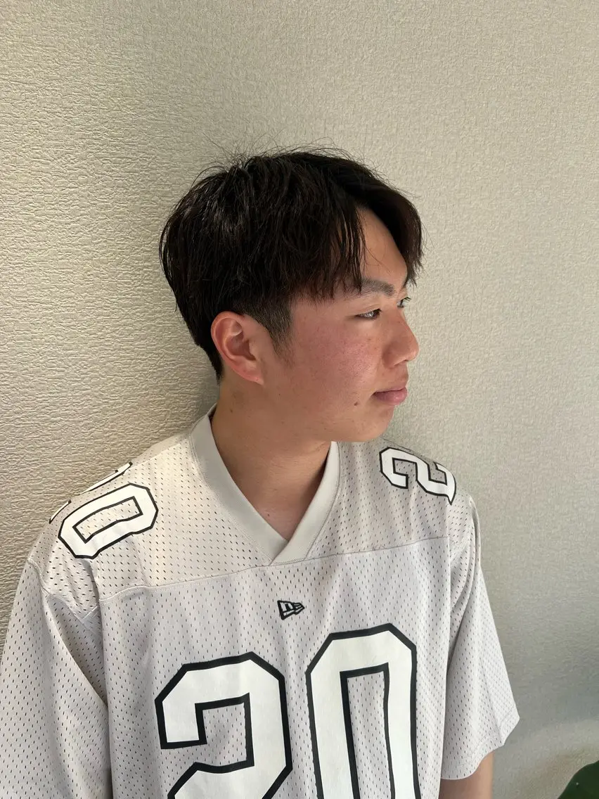 メンズ メンズパーマ 小野 眞白のヘアスタイル
