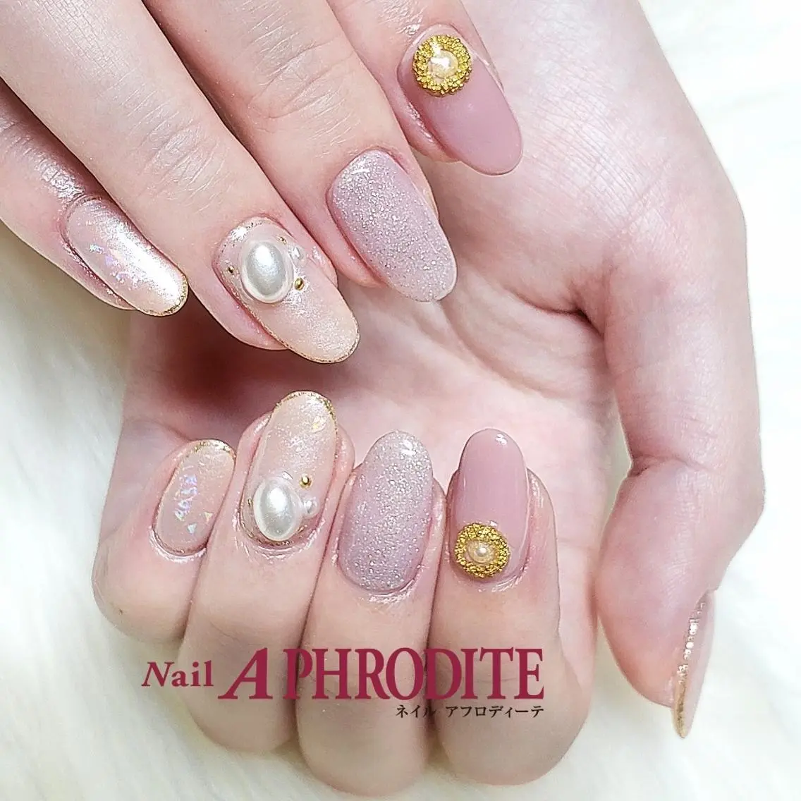 ネイル 持ち込み ハンドネイル Nail Aphroditeのネイルデザイン