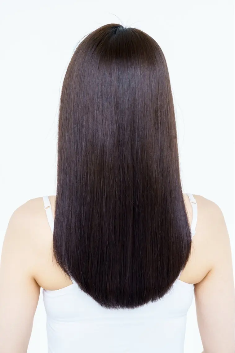ロング カラー 縮毛矯正 金城 奈菜のヘアスタイル