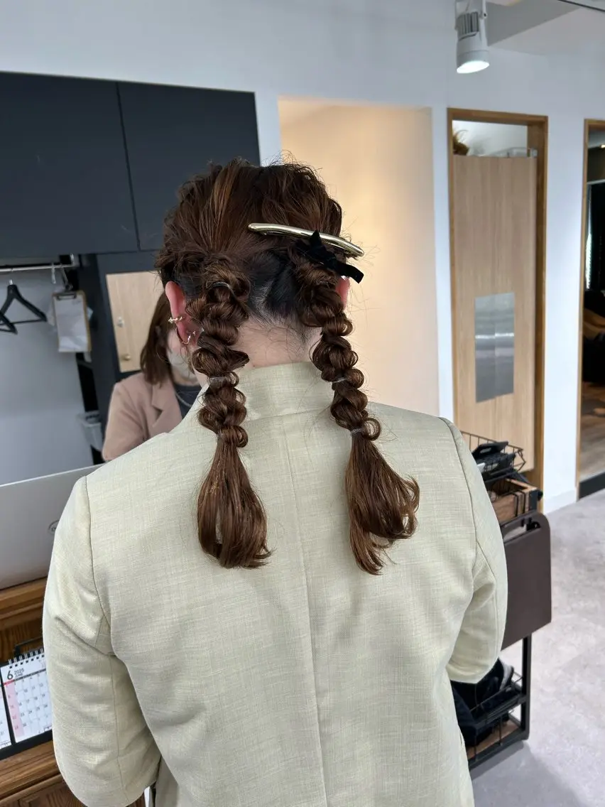 🤍🕊結婚式や二次会に🤍🕊お呼ばれヘアセット♡の写真