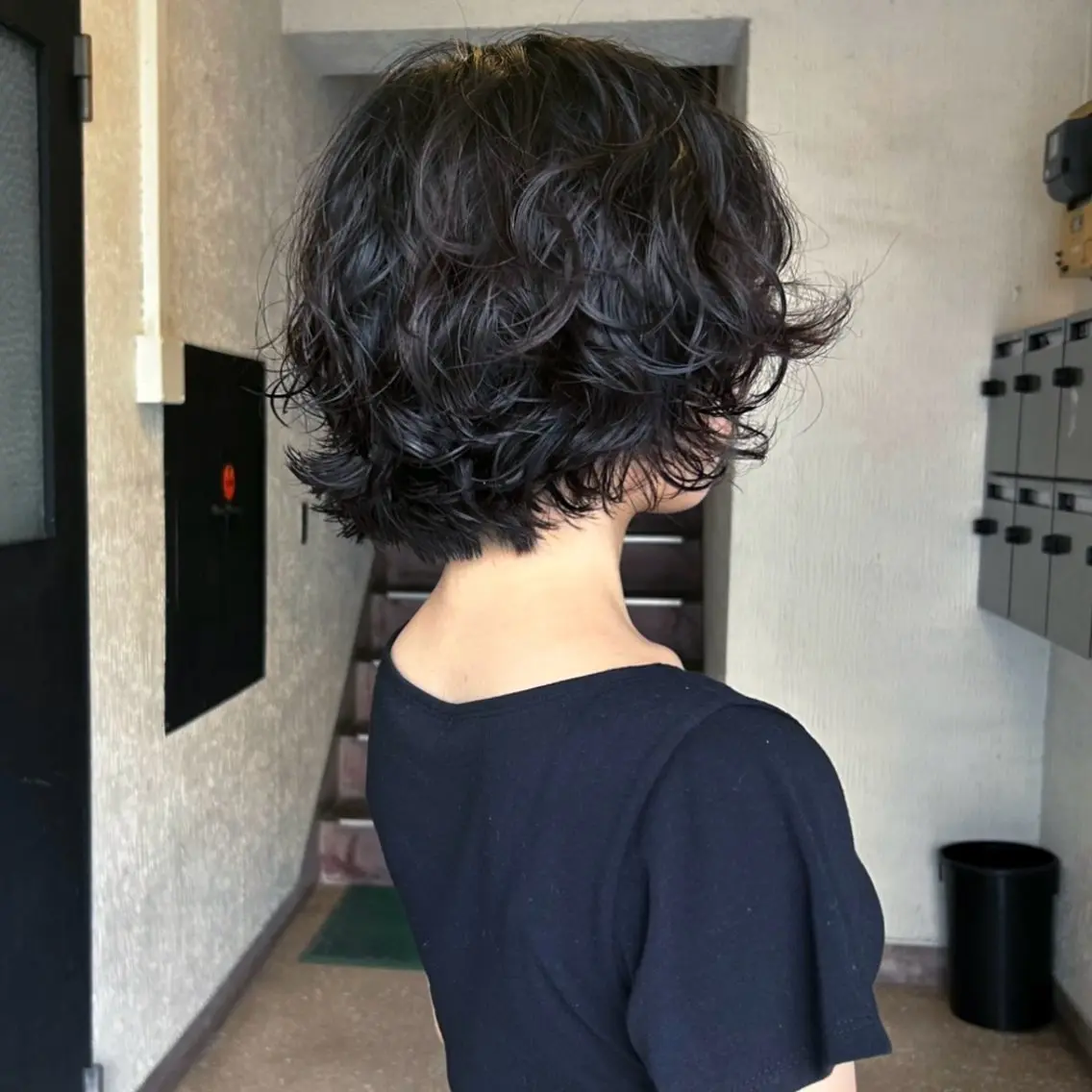 ショート パーマ カット パーマ ユメナ ̖́-のヘアスタイル