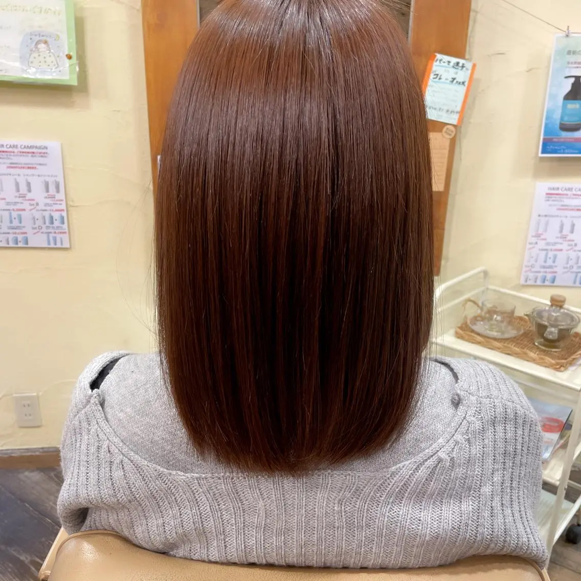 【minimo限定】2回目・3回目の方は、こちらから選択して下さい✨再現性カット＋カラー+艶トリートメント✨の写真