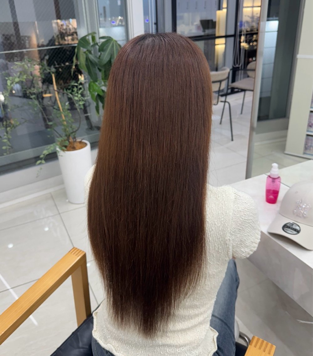 ロング トリートメント 艶カラー/髪質改善 🩶Yukiのヘアスタイル