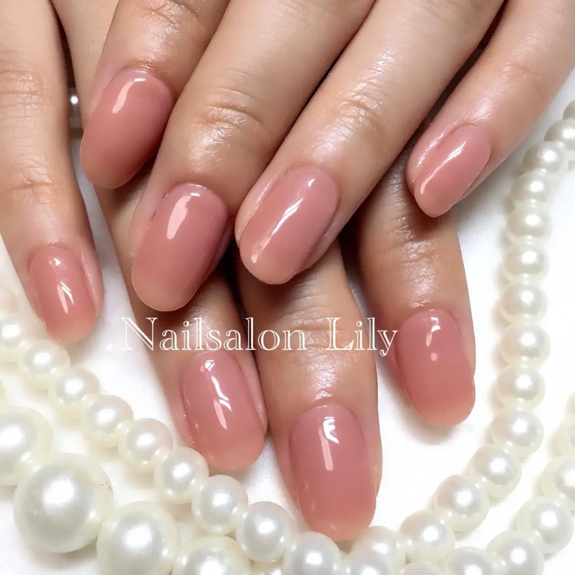 ネイル ワンカラーネイル Lily*nail 🌻Mii🌻のネイルデザイン