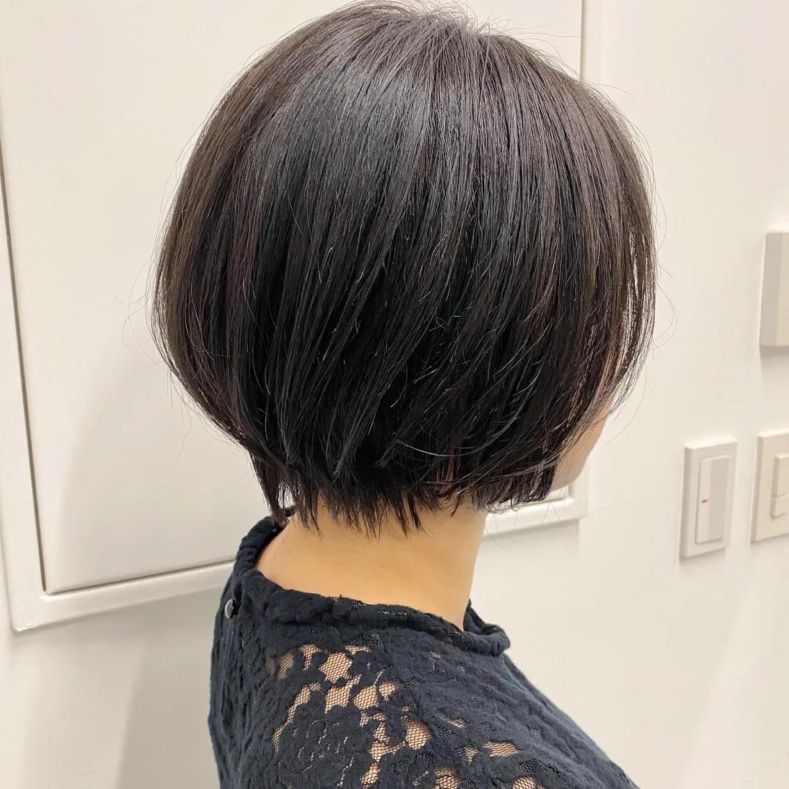 ショート カラー アディクシーカラー ネイビーカラー 似合わせ専門美容師 なかじまのヘアスタイル