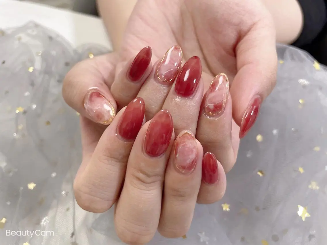ネイル ネイルサロンエクラ 🫧Shizukaのネイルデザイン