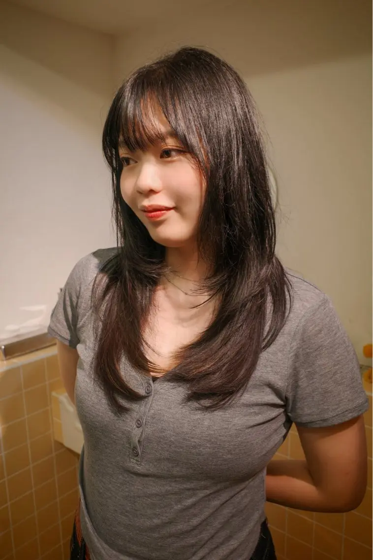 ミディアム カット レイヤーカット🫧 木村陽輝のヘアスタイル