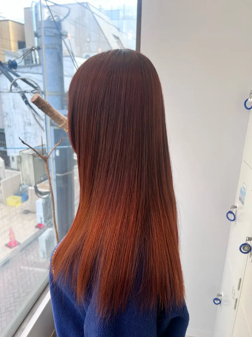 ロング ヘアカラー トリートメント suzuna ⋆꙳✮のヘアスタイル