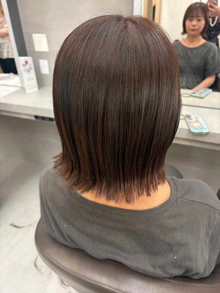 カット ヘアカラー トリートメント ヘッドスパ SHIORI ／color，cutのヘアスタイル