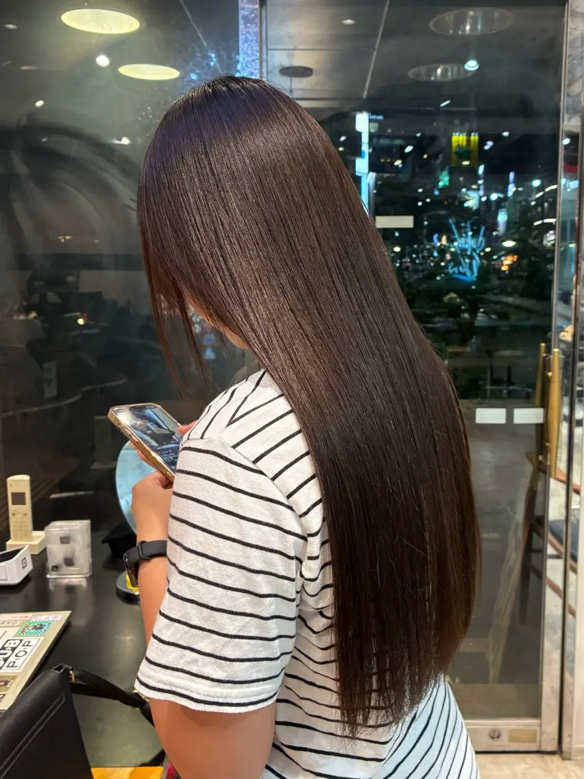 straight permの写真