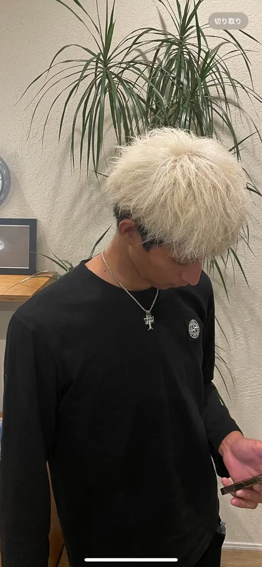 カラー メンズ ダブルカラー ヘアカラー トリートメント 木村 太一のヘアスタイル