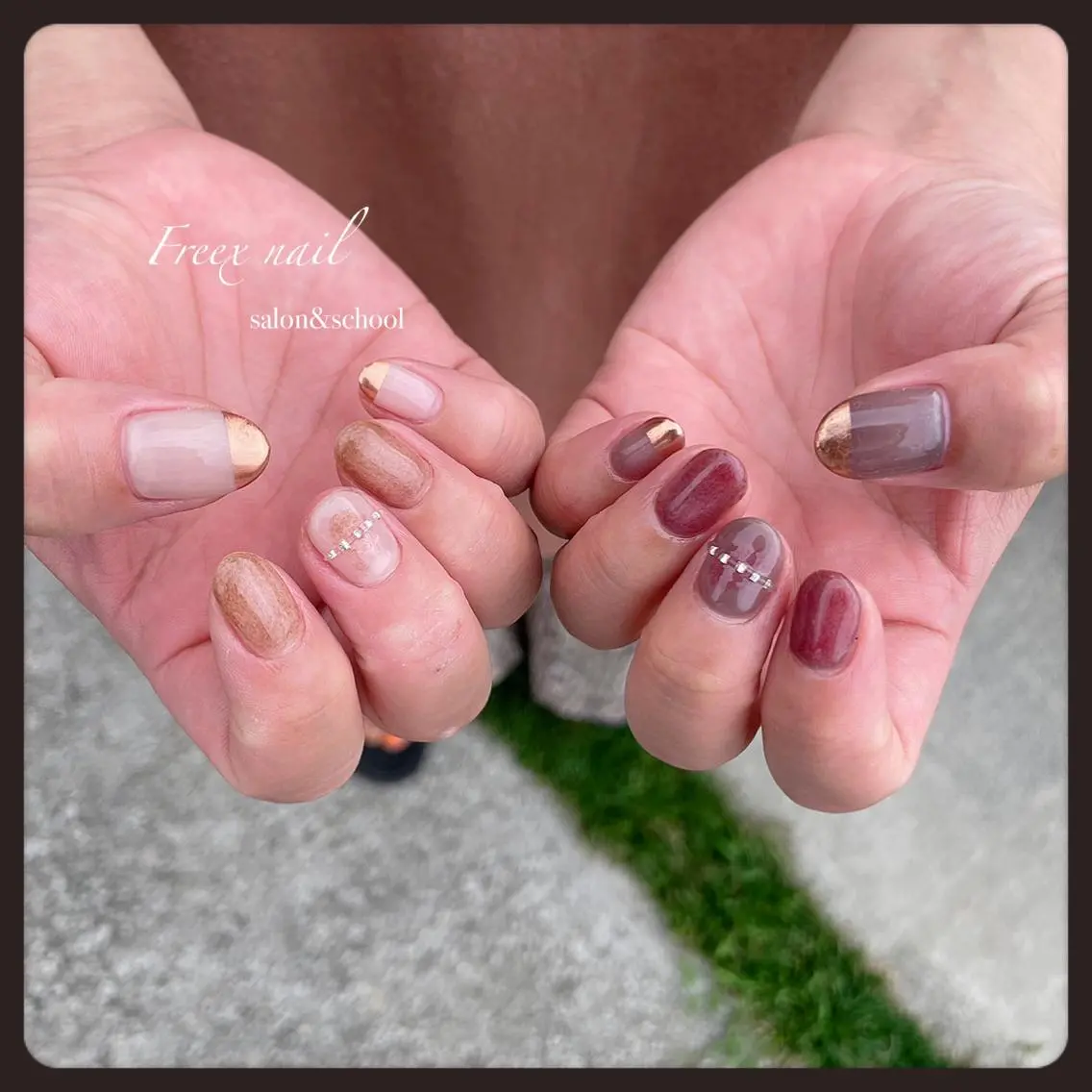 ネイル ハンドネイル フットネイル freex nail /ニュアンス/個性派のネイルデザイン
