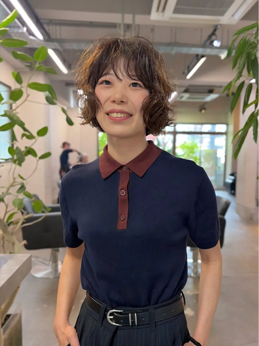 ショート パーマ カット パーマ ボブとパーマの達人 /美容室難民の方是非のヘアスタイル