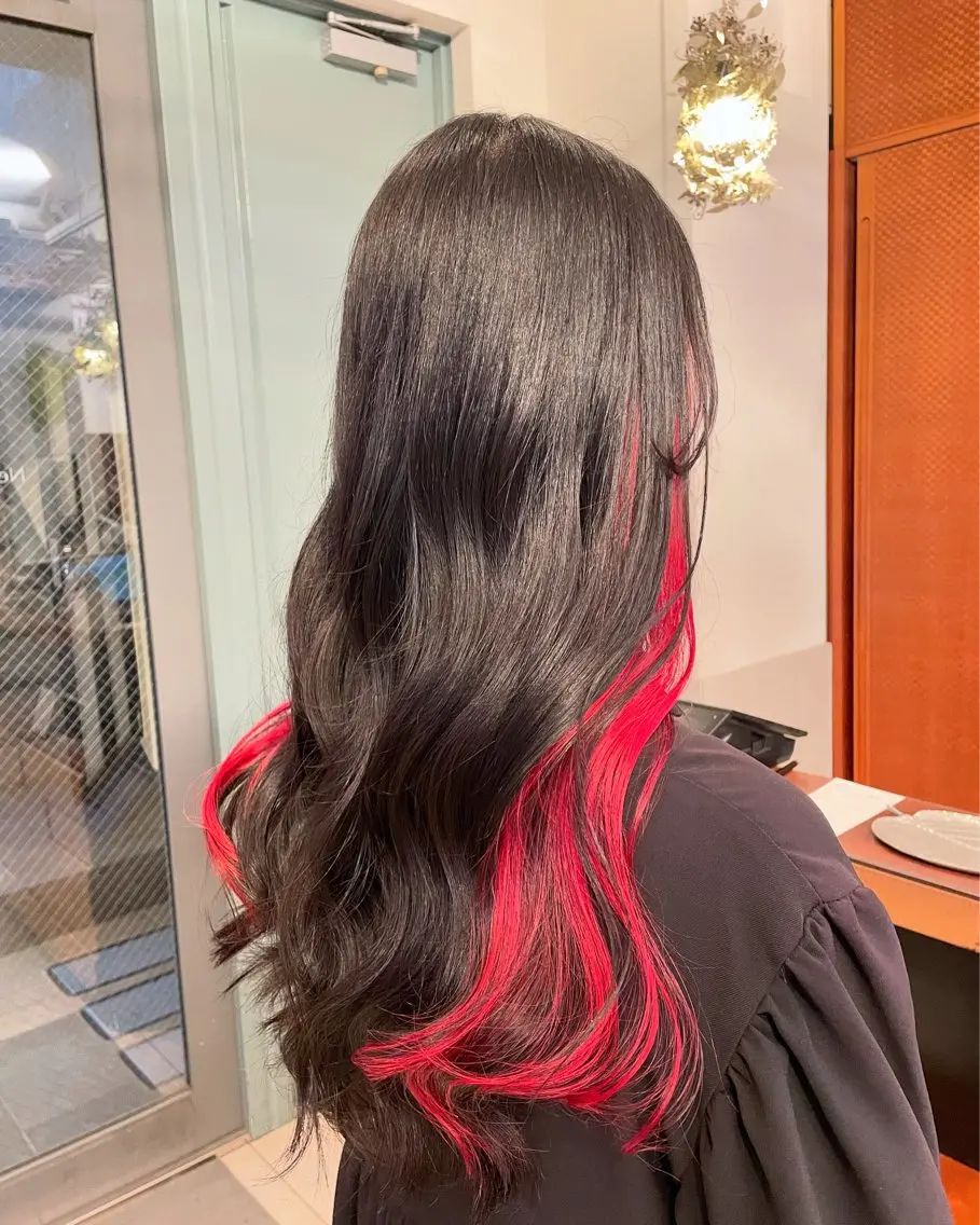 ロング カラー インナーカラー CITY./ 鈴木ことはのヘアスタイル