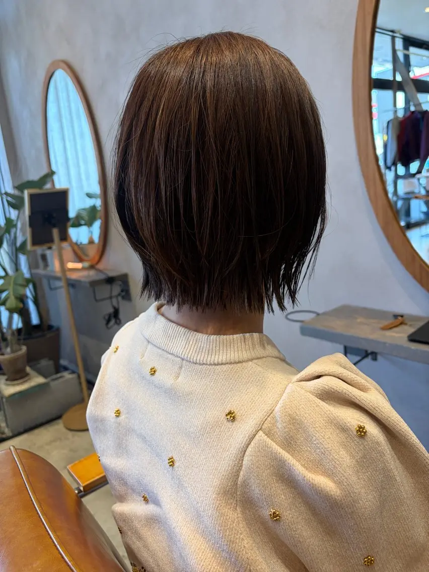 ミディアム 萩原 貴志のヘアスタイル