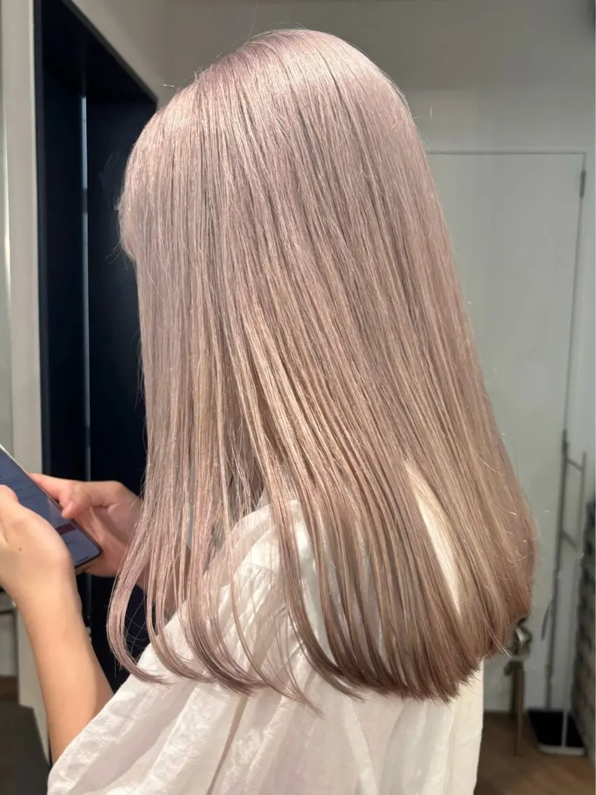カラー ヘアカラー ブリーチ/デザイン 🎀Kanoのヘアスタイル
