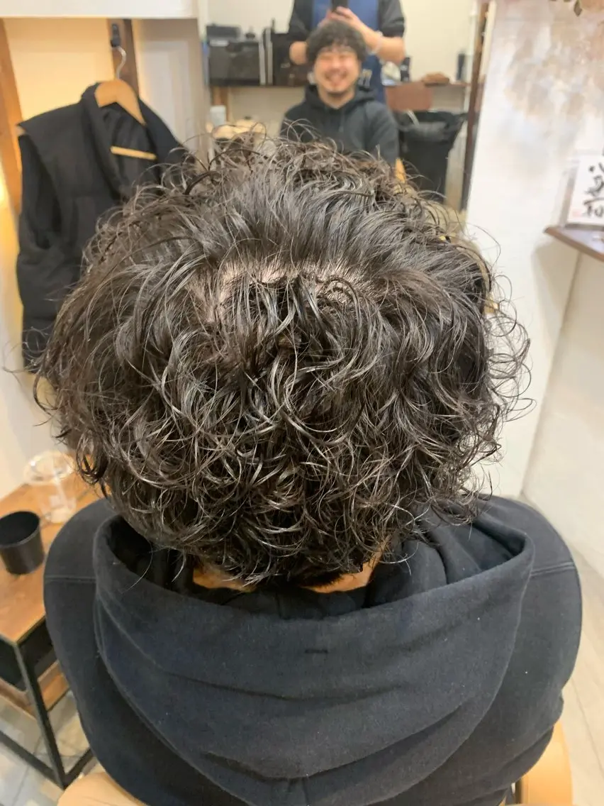 🍀メンズパーマの写真