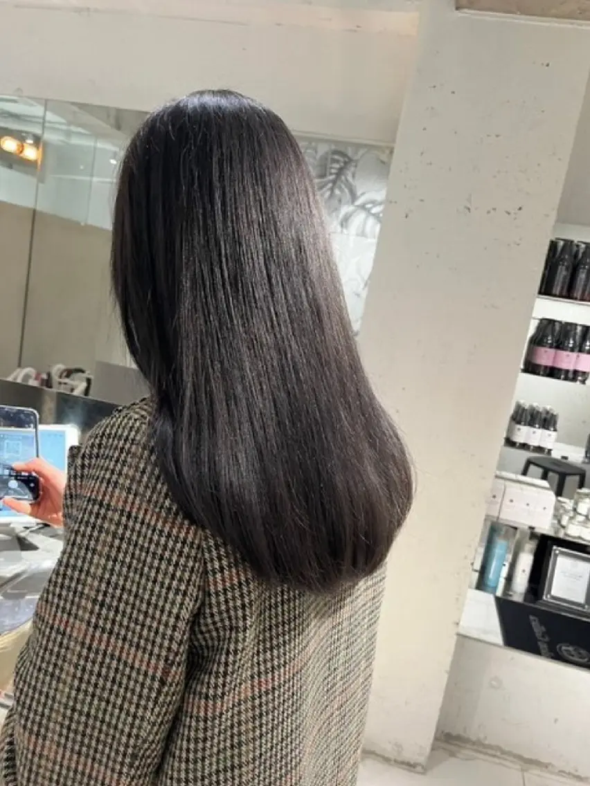 セミロング ヘアカラー トリートメント 柳(ユウ)/表参道 ✨️モデル募集中✨️のヘアスタイル