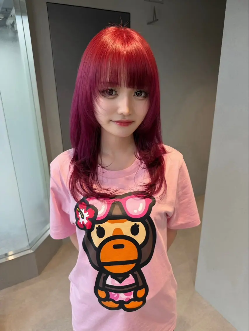 ロング カラー カット ヘアカラー クドウ タイキのヘアスタイル