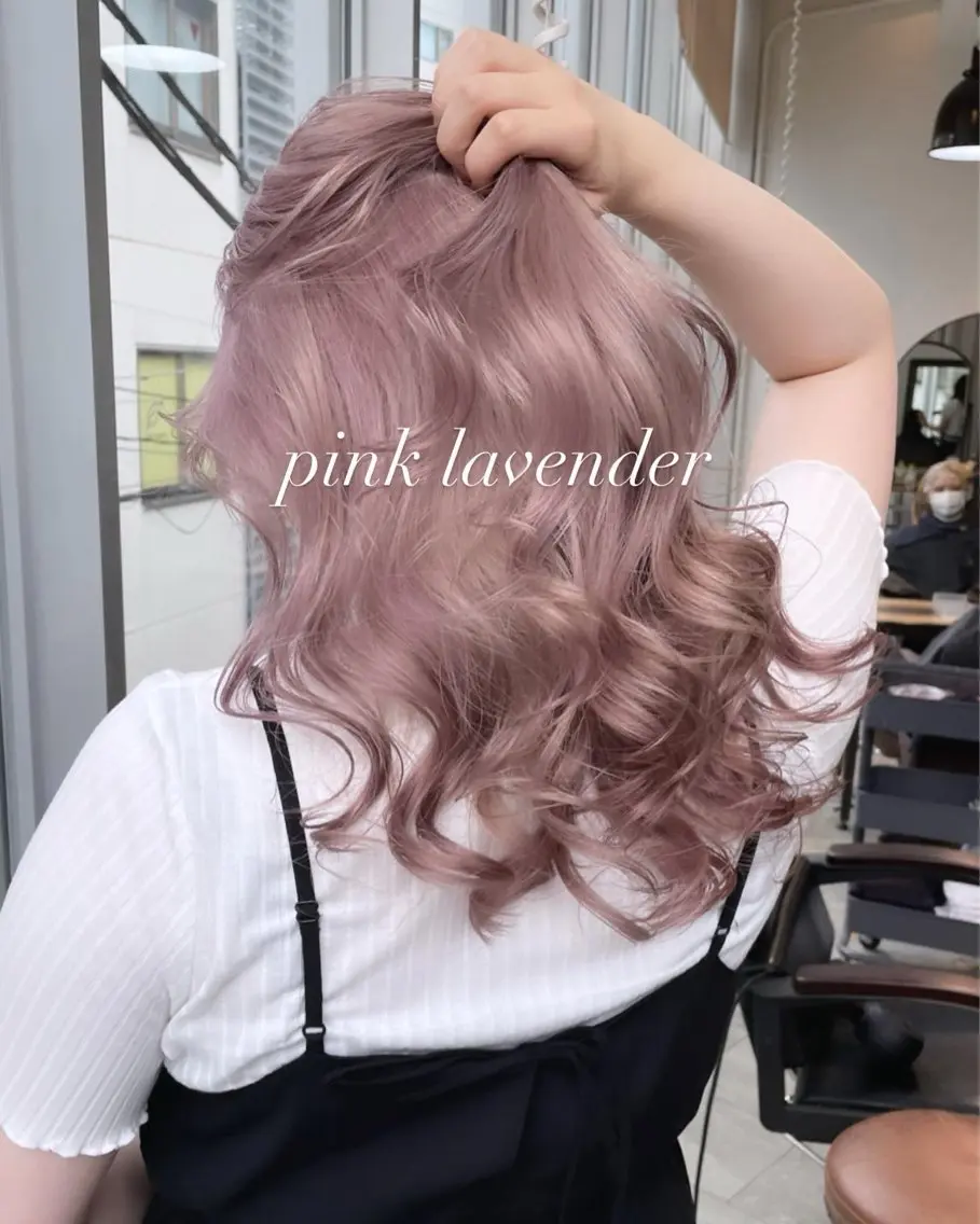 ミディアム カラー カット ヘアカラー トリートメント ヘアセット 💜ハイトーン💛 マジカルかいちゃんのヘアスタイル