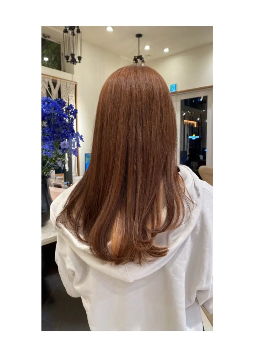 ロング 新嵩 真理のヘアスタイル