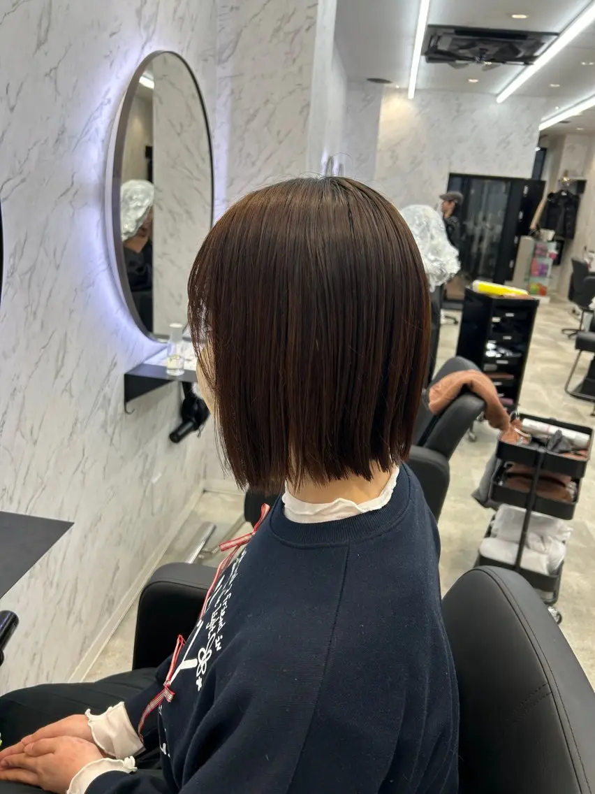 ショート ボブ カット カット¥1100 ✂️MIUのヘアスタイル