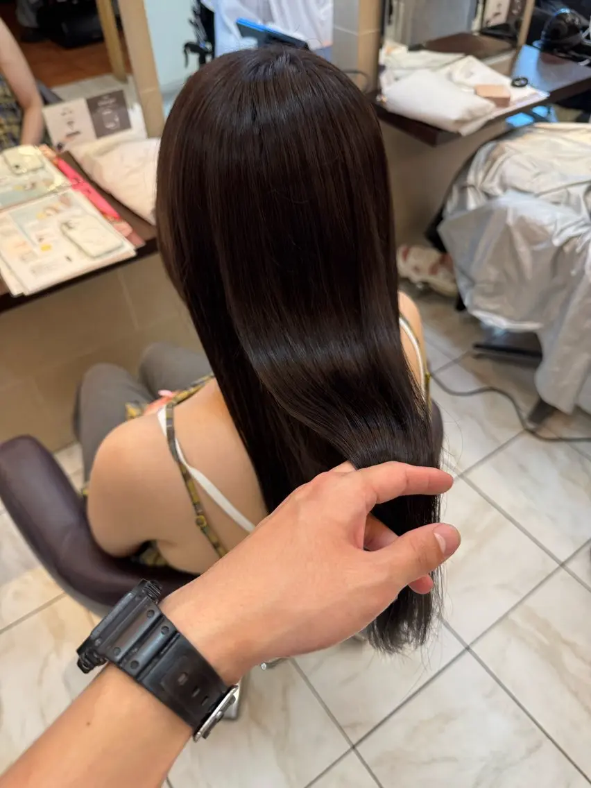 ロング カット ヘアカラー ⭐️メンズパーマ /カラー宮野翔のヘアスタイル