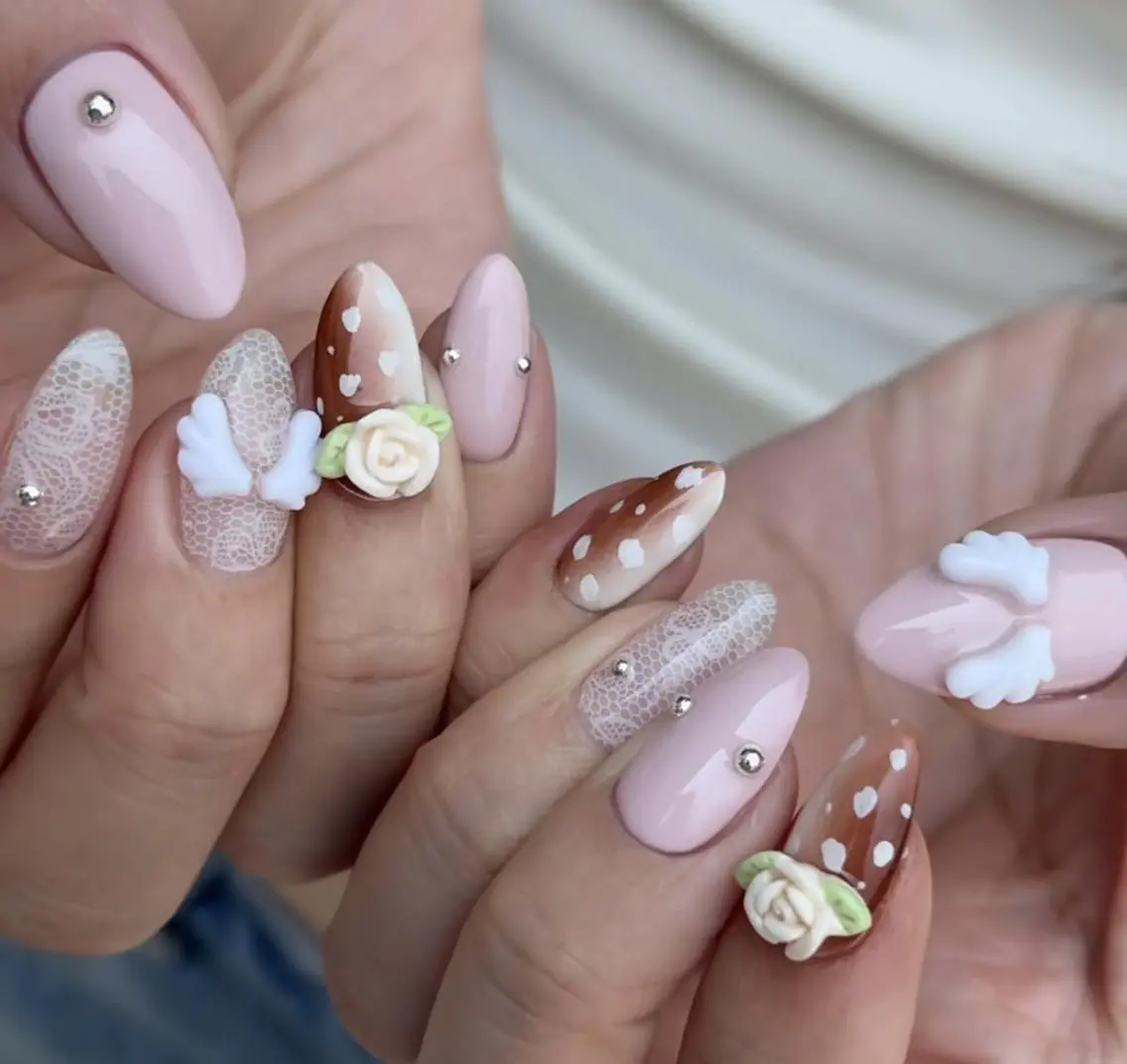ネイル ハンドネイル 🎀 KiKi_nailのネイルデザイン
