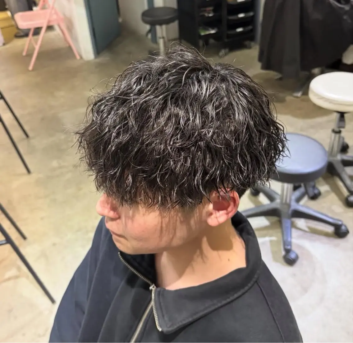 パーマ メンズ おくにし はなのヘアスタイル